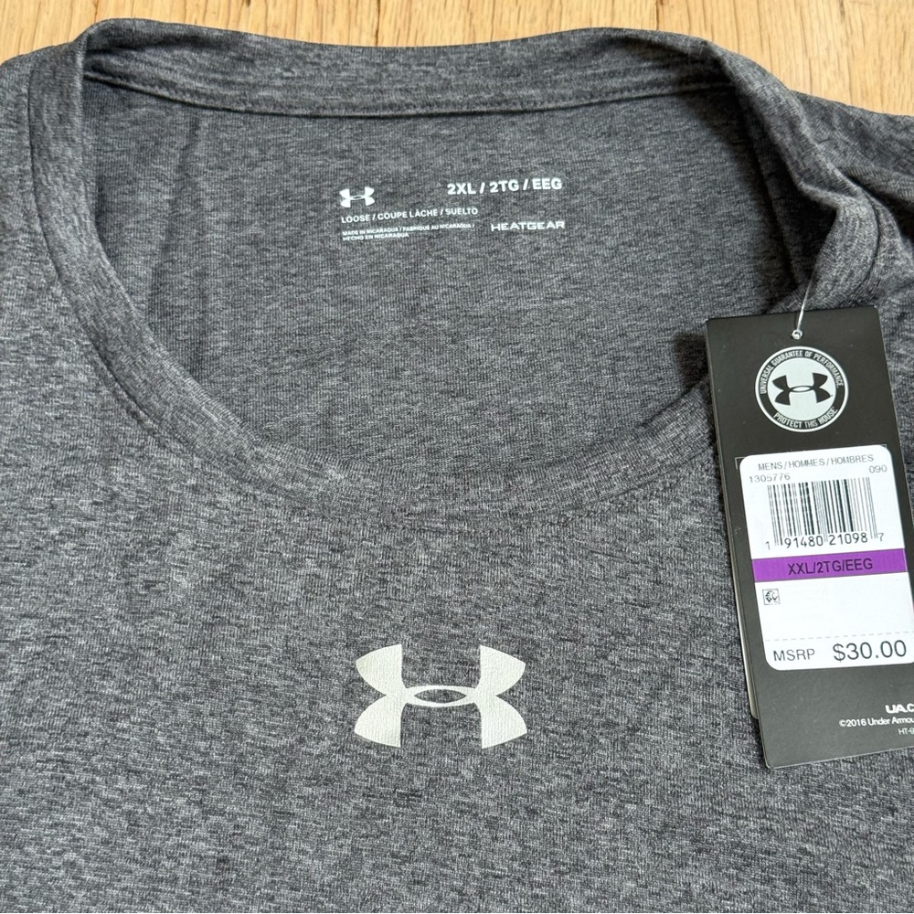 UA MENS LONG SLEEVE LOCKER TEE - Picture 5 of 7